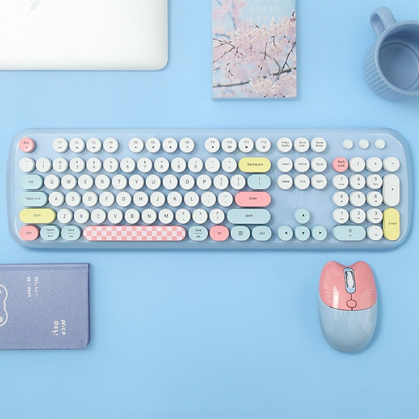 Wireless Keyboard & Mouse Combo - Silent Click