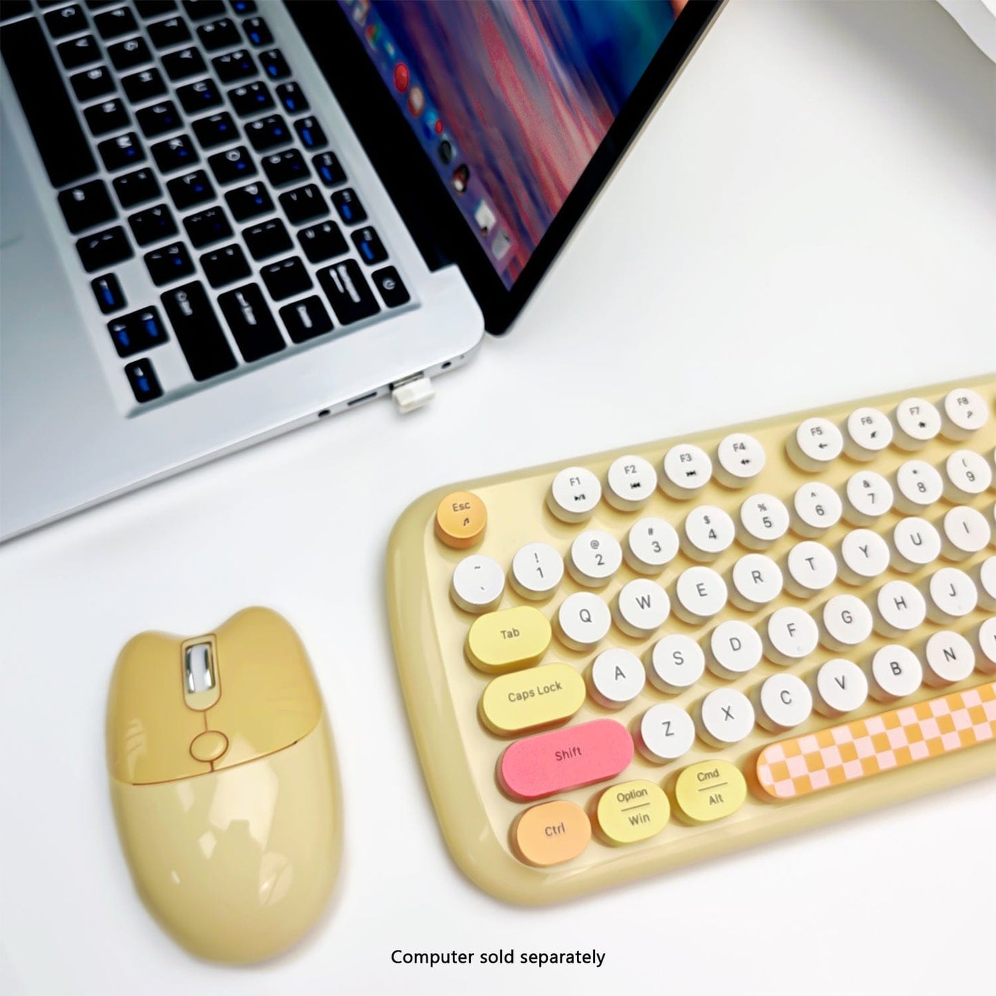 Wireless Keyboard & Mouse Combo - Silent Click