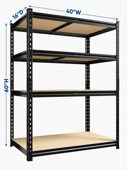 Heavy Duty Metal Garage Shelving Rack