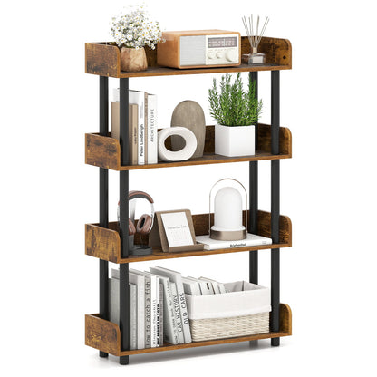 4-Tier Bookshelf Open Bookcase
