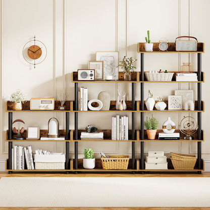 4-Tier Bookshelf Open Bookcase