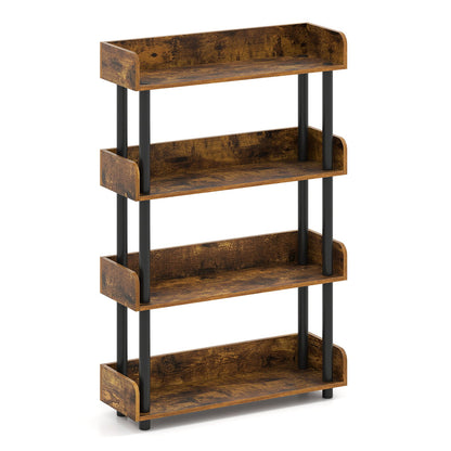 4-Tier Bookshelf Open Bookcase