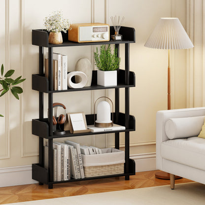 4-Tier Bookshelf Open Bookcase