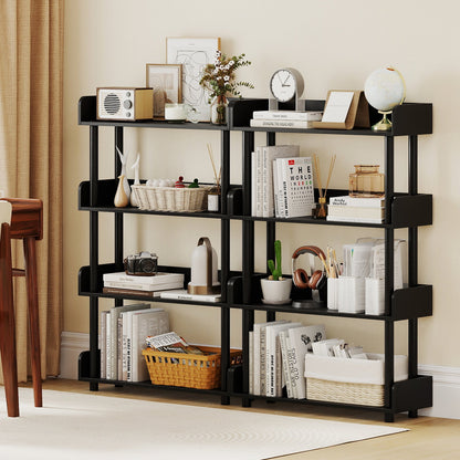 4-Tier Bookshelf Open Bookcase