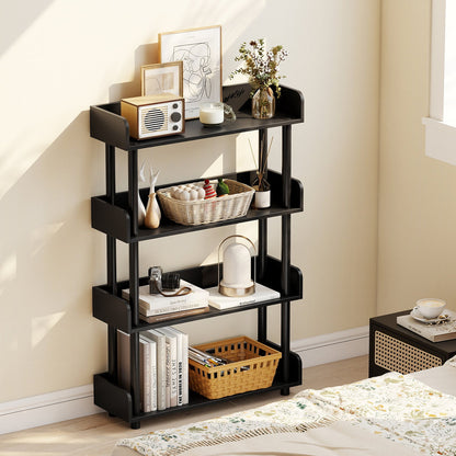 4-Tier Bookshelf Open Bookcase