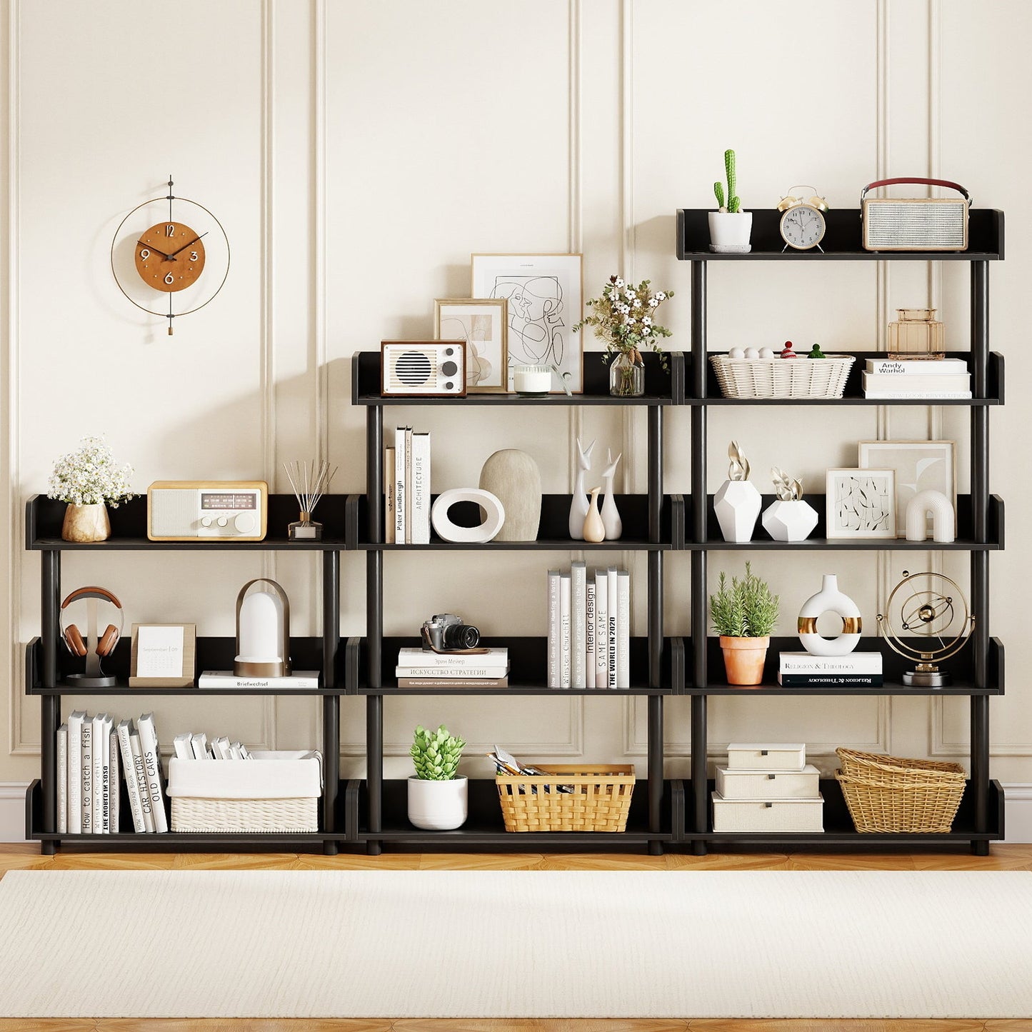 4-Tier Bookshelf Open Bookcase