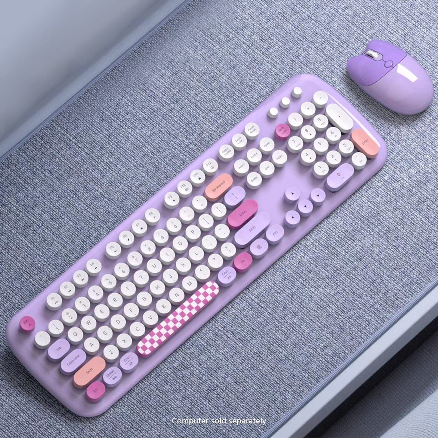 Wireless Keyboard & Mouse Combo - Silent Click
