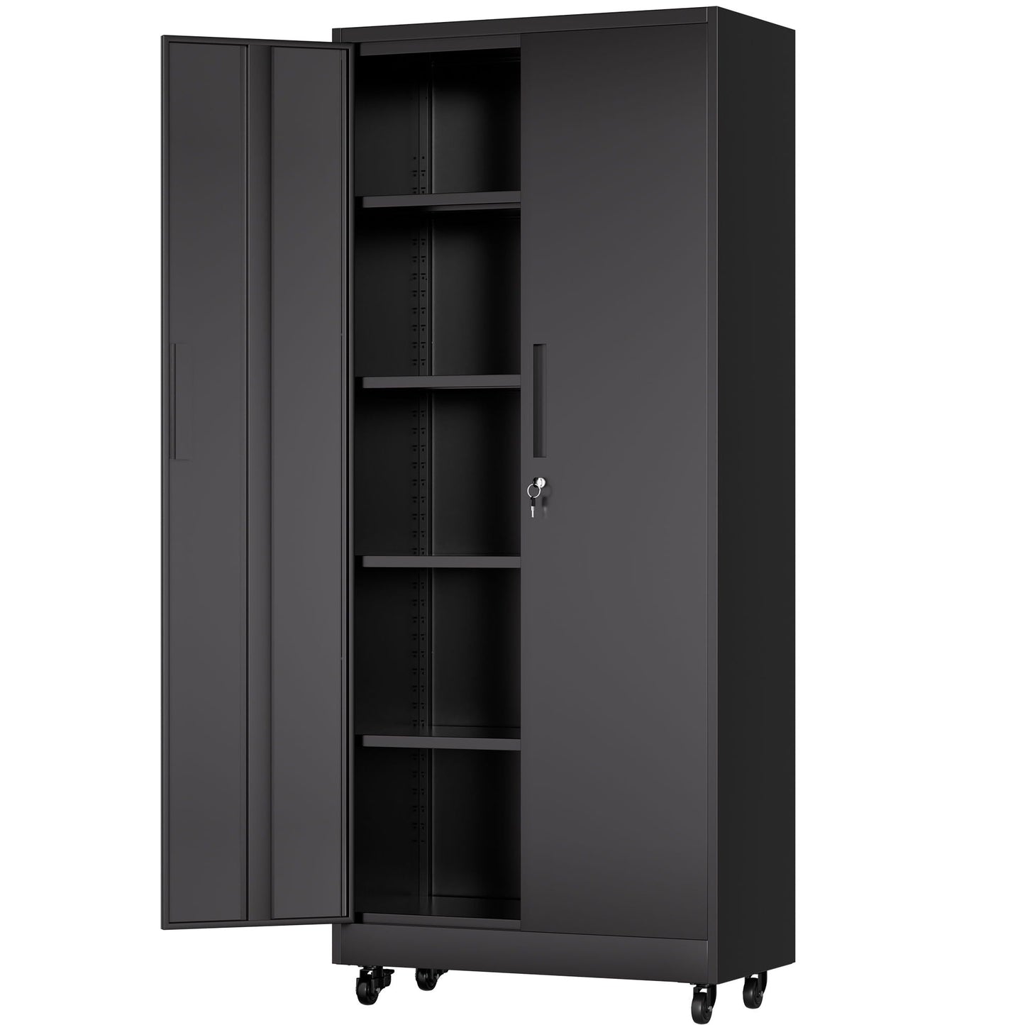 Storage Cabinet With 3 Point Locking Security