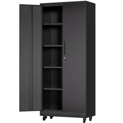 Storage Cabinet With 3 Point Locking Security