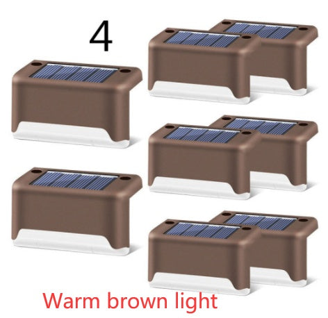 New Upgrade Waterproof LED Solar Fence Lamp Solar Deck Lights
