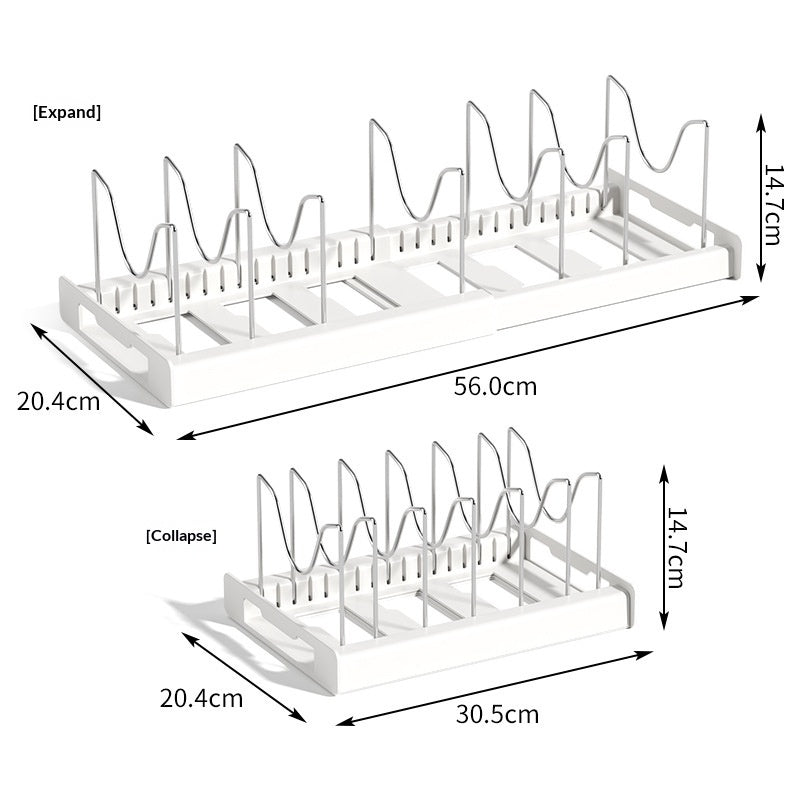 Household Multi-Functional Pot Lid Rack