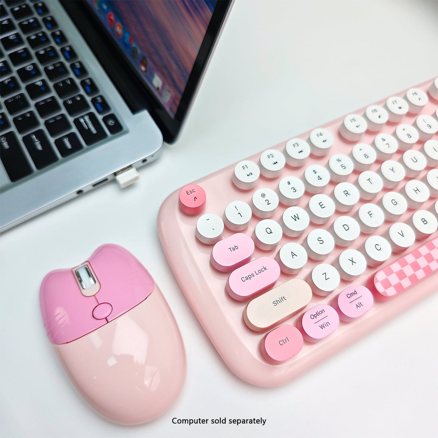 Wireless Keyboard & Mouse Combo - Silent Click