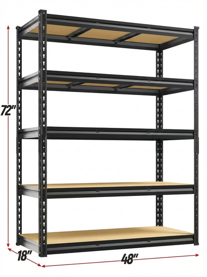 Heavy Duty Metal Garage Shelving Rack