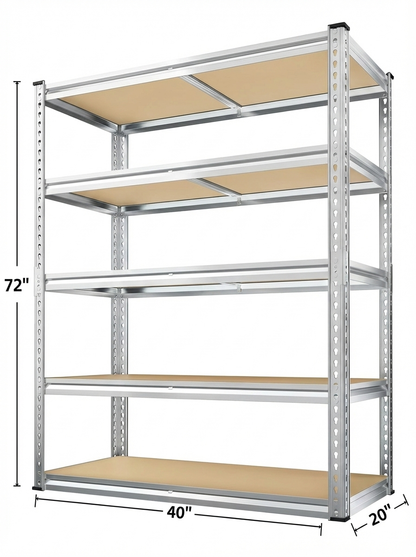 Heavy Duty Metal Garage Shelving Rack