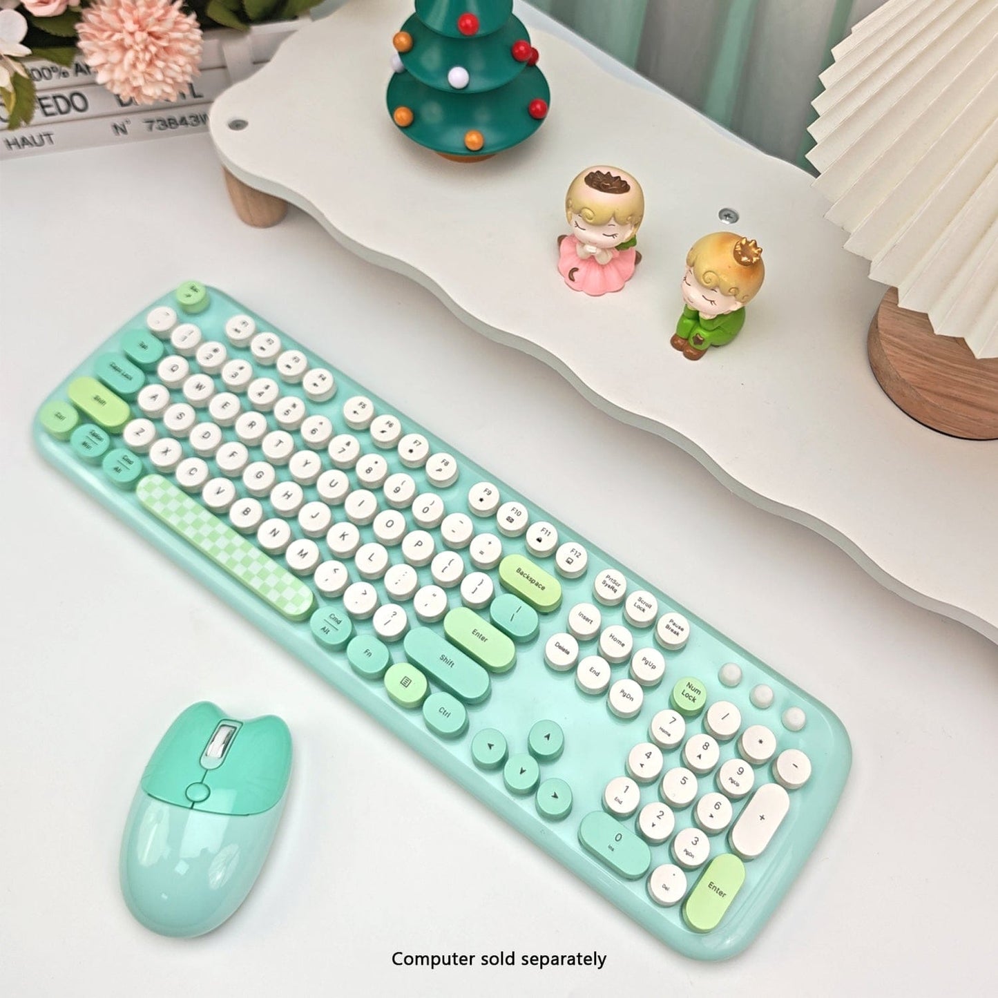 Wireless Keyboard & Mouse Combo - Silent Click