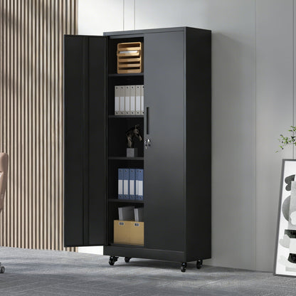 Storage Cabinet With 3 Point Locking Security