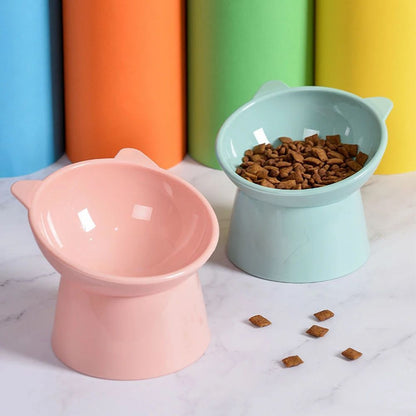 Tilted Elevated Pet Food Bowl