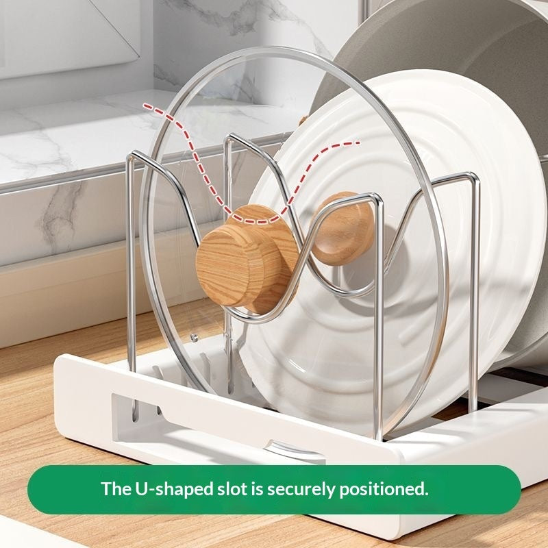 Household Multi-Functional Pot Lid Rack