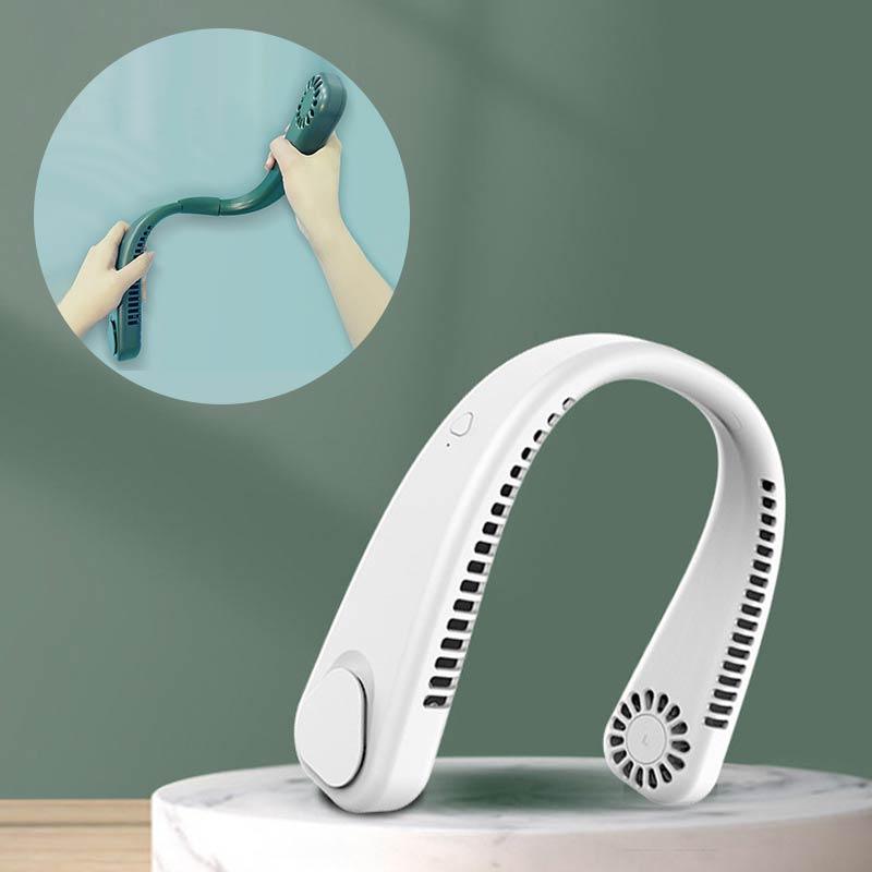 Rechargeable Bladeless Neck Fan with 3 Wind Speeds