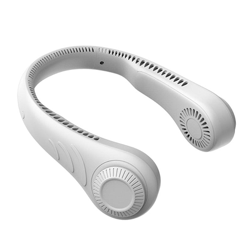 Rechargeable Bladeless Neck Fan with 3 Wind Speeds