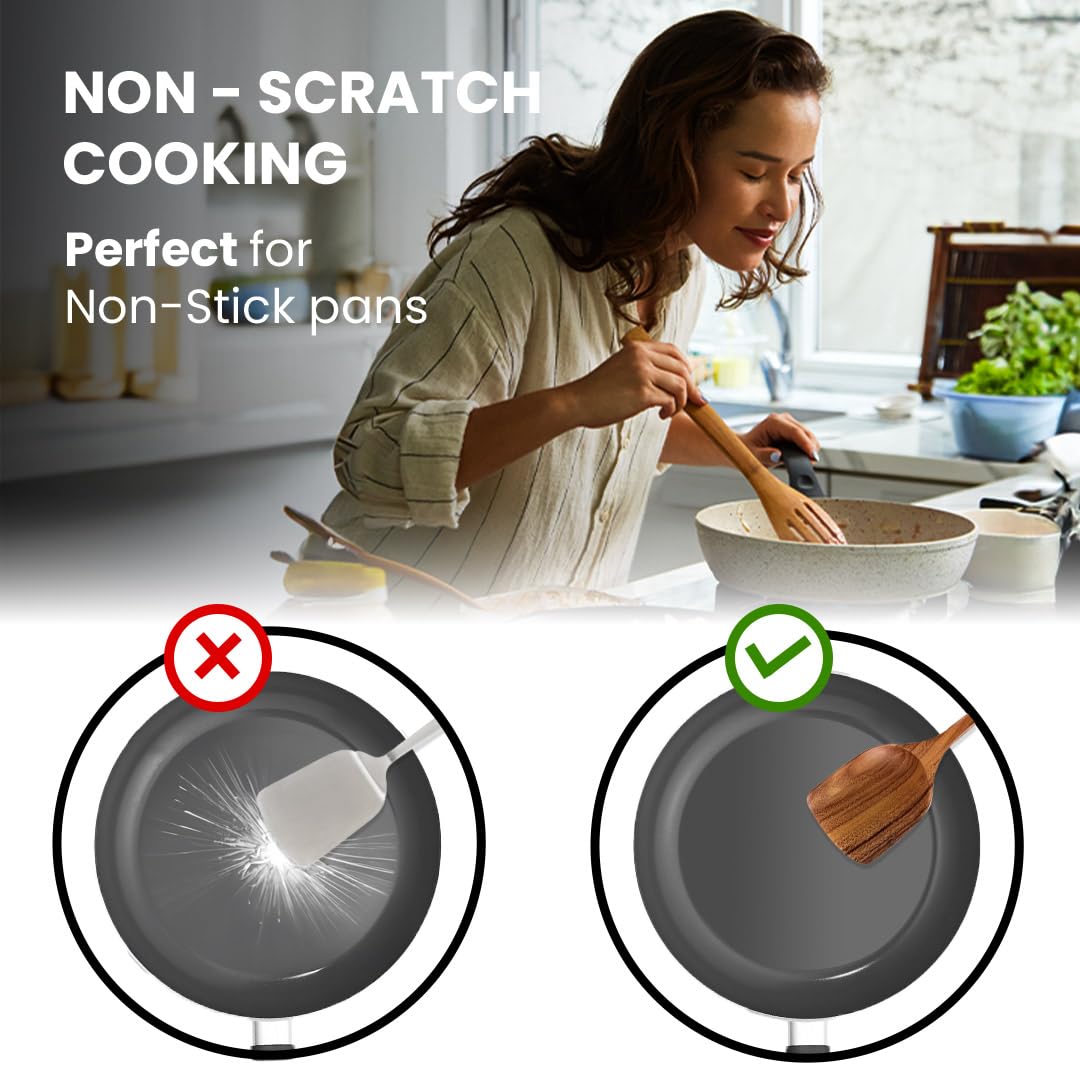 8 Piece Wooden Utensil Set