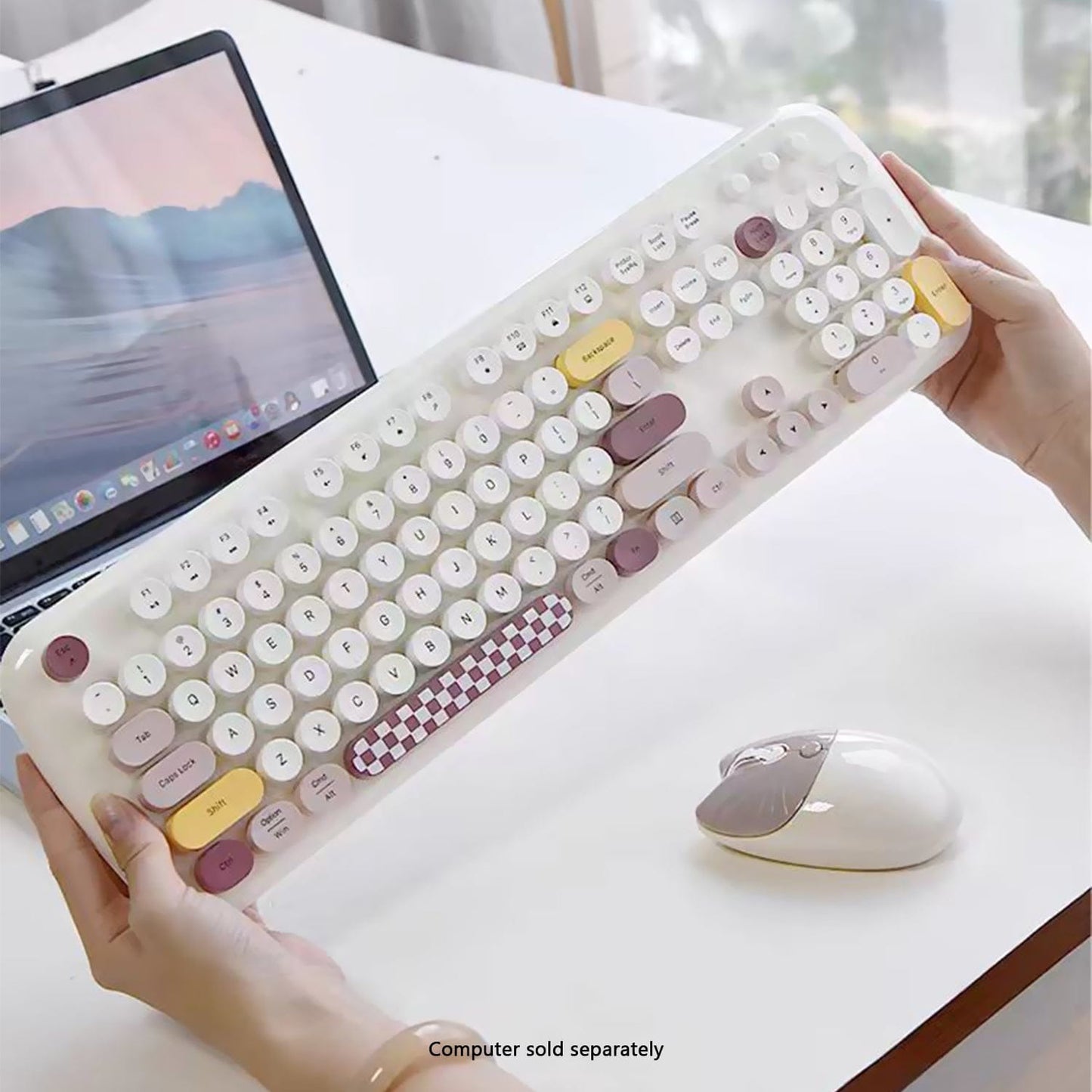 Wireless Keyboard & Mouse Combo - Silent Click