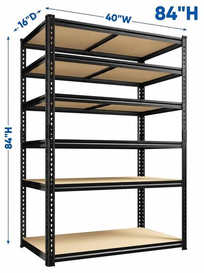 Heavy Duty Metal Garage Shelving Rack