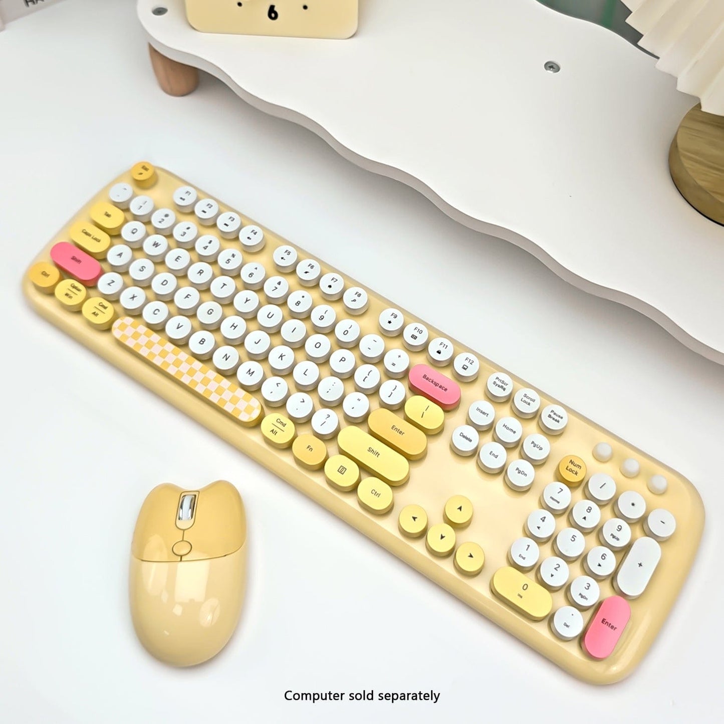 Wireless Keyboard & Mouse Combo - Silent Click