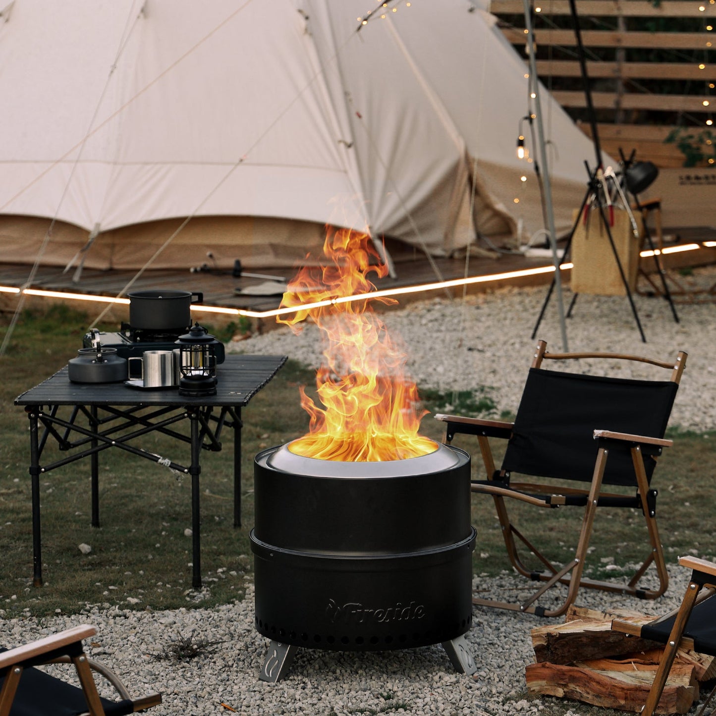 Pluto R19-PG Smokeless Outdoor Fire Pit