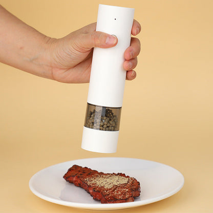 USB Charging Electric Pepper & Sea Salt Grinder with Base