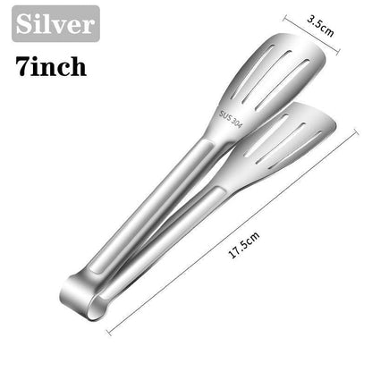 7/9/12 inch 304 Stainless Steel Kitchen Tongs