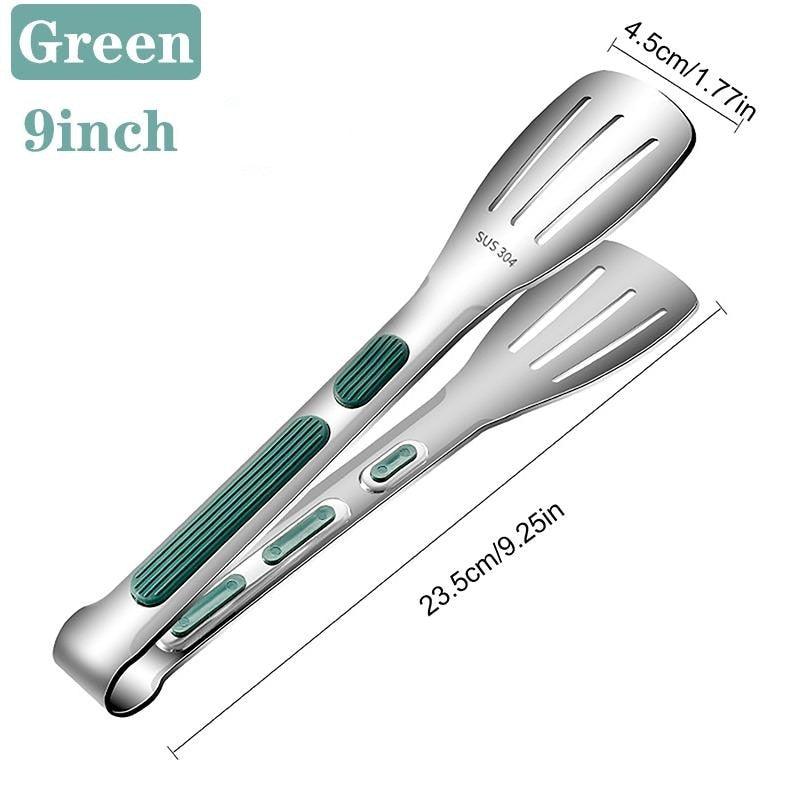 7/9/12 inch 304 Stainless Steel Kitchen Tongs