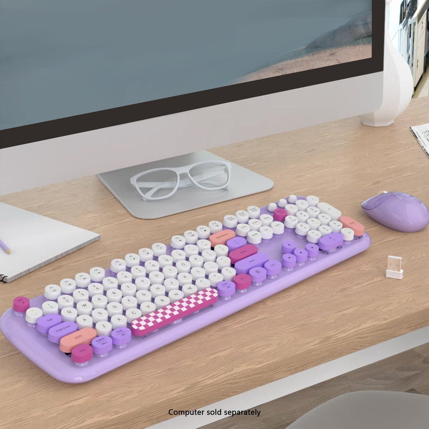 Wireless Keyboard & Mouse Combo - Silent Click