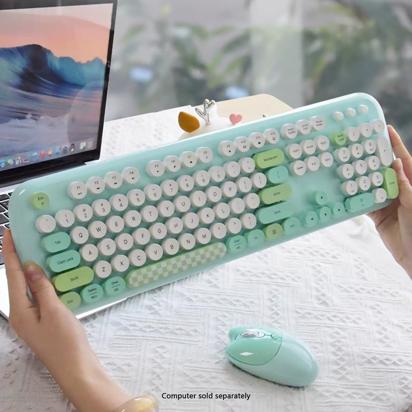 Wireless Keyboard & Mouse Combo - Silent Click