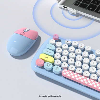 Wireless Keyboard & Mouse Combo - Silent Click