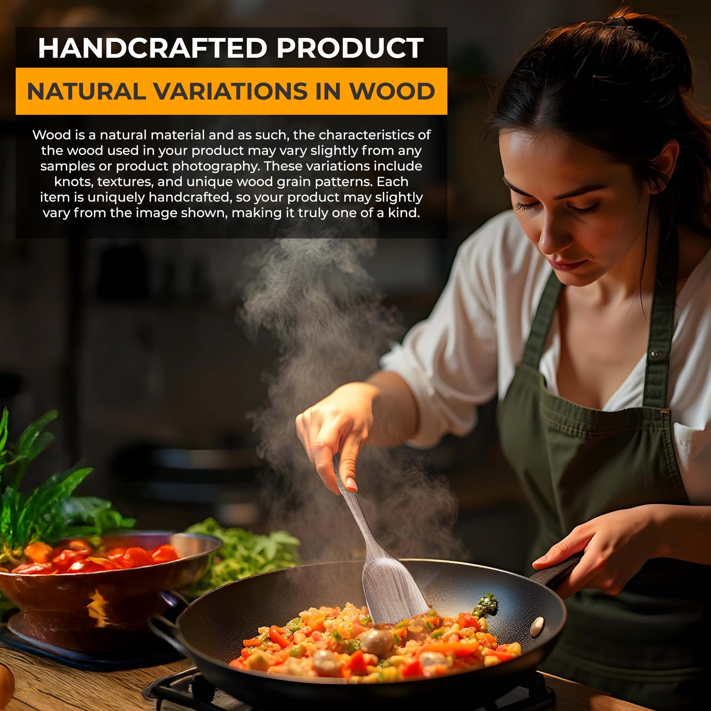 8 Piece Wooden Utensil Set