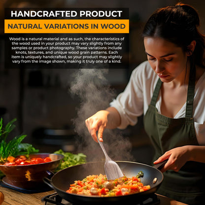 8 Piece Wooden Utensil Set