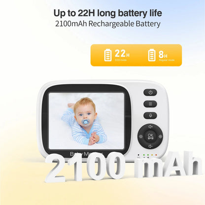Video Baby Monitor 2.4G Wireless with 2 Way Audio