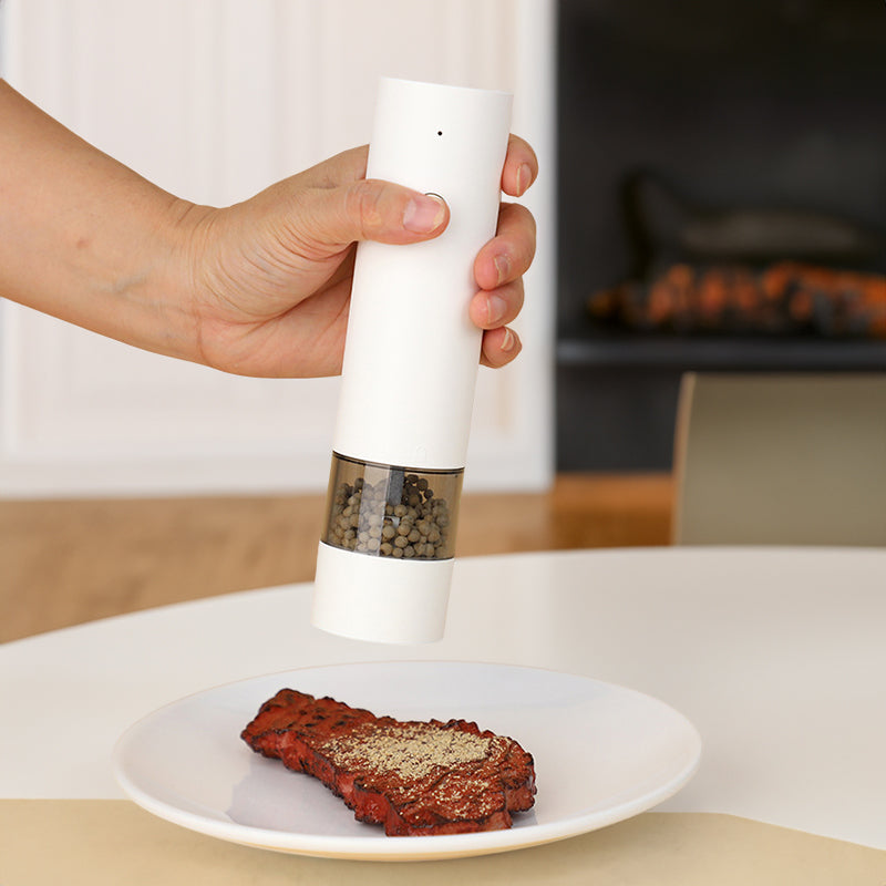 USB Charging Electric Pepper & Sea Salt Grinder with Base