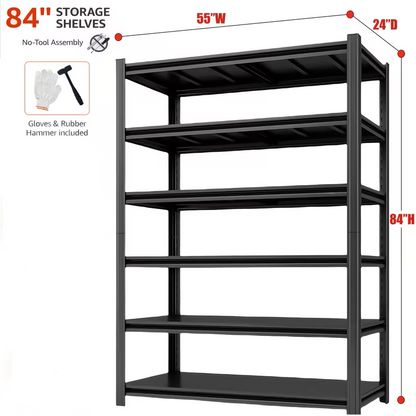 Heavy Duty Metal Garage Shelving Rack