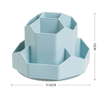 Large capacity rotatable pen holder