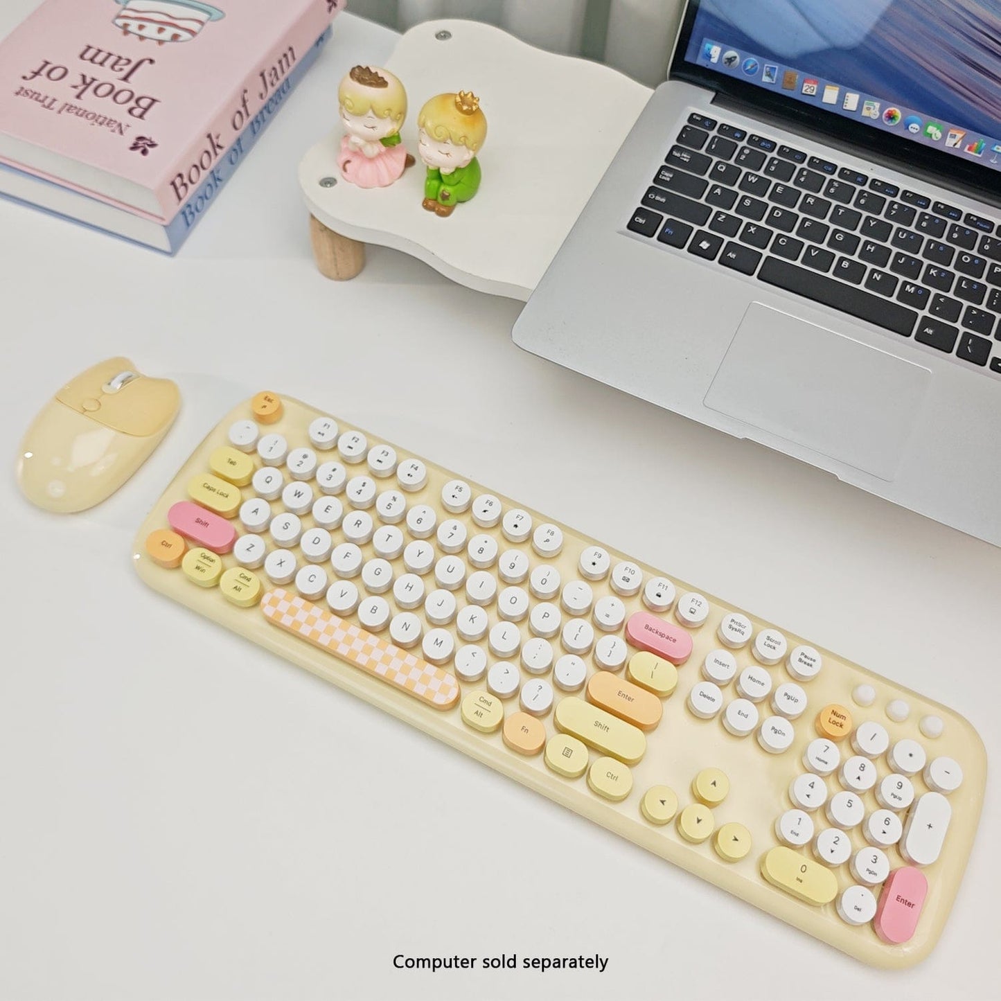 Wireless Keyboard & Mouse Combo - Silent Click