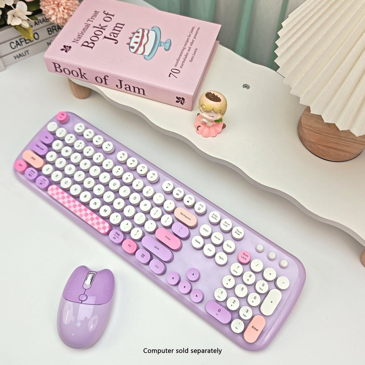Wireless Keyboard & Mouse Combo - Silent Click