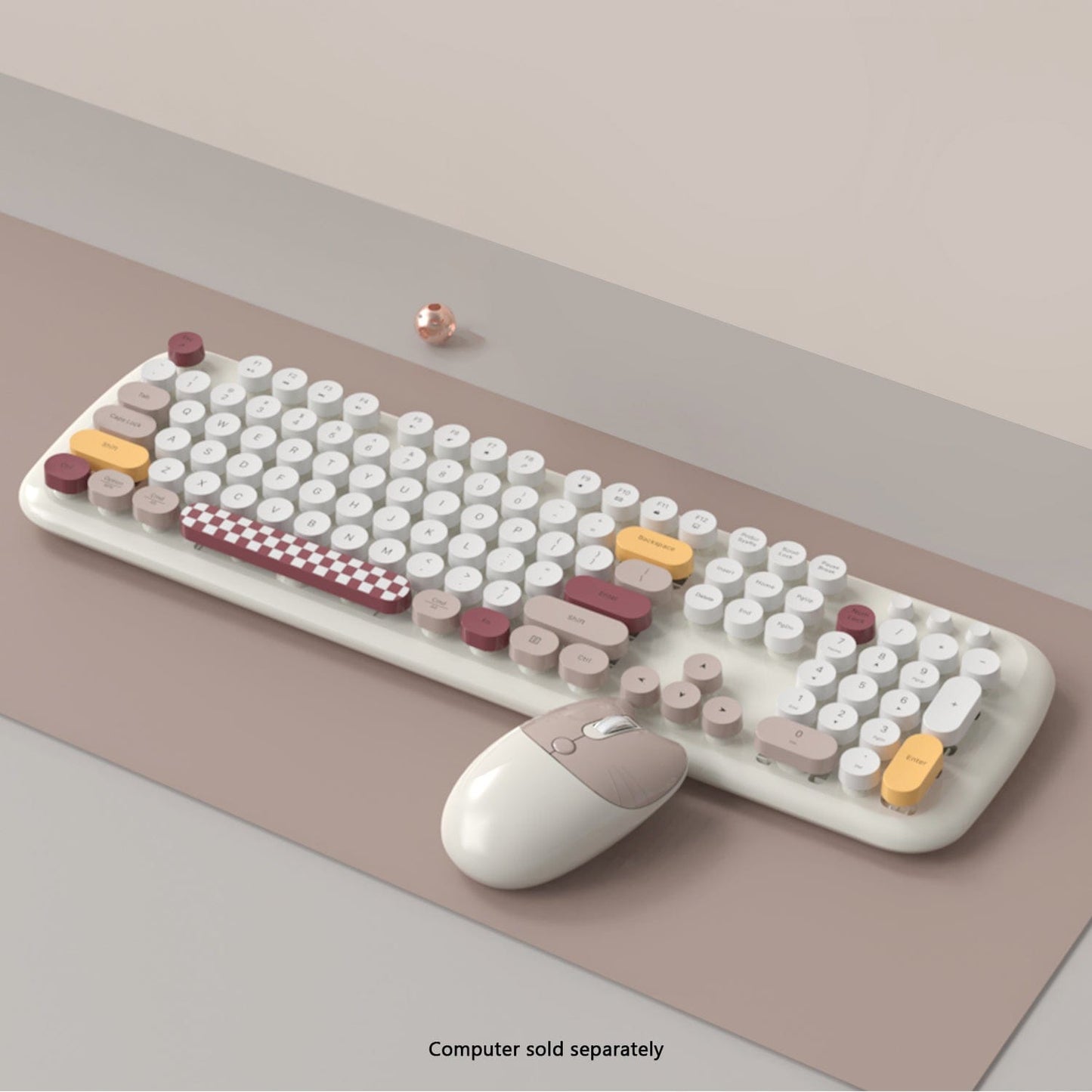 Wireless Keyboard & Mouse Combo - Silent Click
