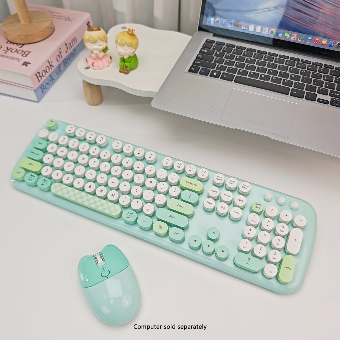 Wireless Keyboard & Mouse Combo - Silent Click
