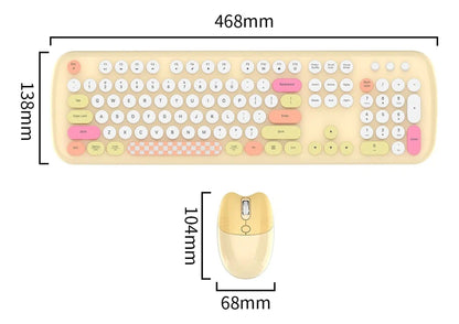 Wireless Keyboard & Mouse Combo - Silent Click