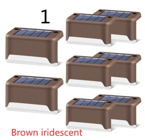 New Upgrade Waterproof LED Solar Fence Lamp Solar Deck Lights