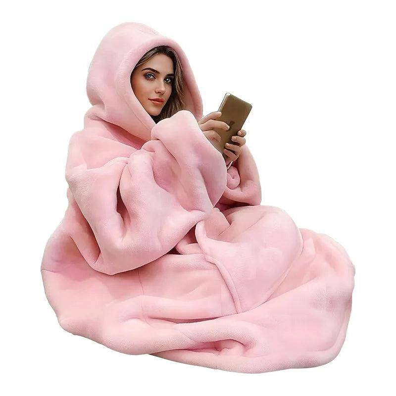 Oversized Wearable Blanket Hoodie