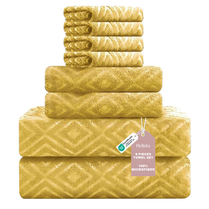Oversized 8-Piece Towel Set