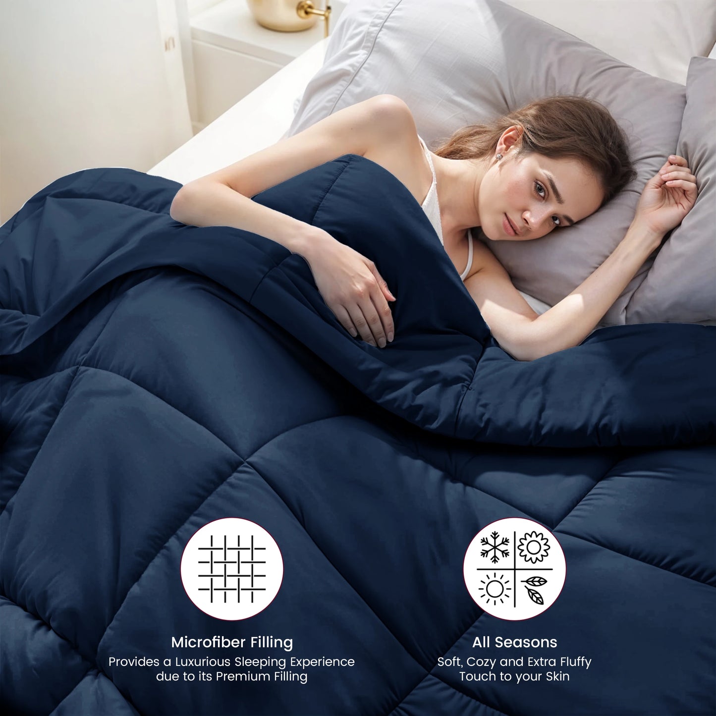 Lux Decor Down Alternative Comforter Duvet Insert